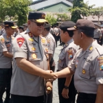 Kapolda Jawa Timur (Jatim) Irjen Pol Luki Hermawan melakukan kunjungan kerja ke Mapolres Tuban, Jumat (8/11).