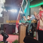 Gubernur Khofifah saat membuka Jatim Fair 2022. Foto: DEVI FITRI AFRIYANTI/BANGSAONLINE