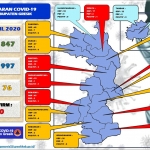 Peta sebaran COVID-19 di Gresik.