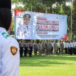 Upacara Hari Kesakitan Pancasila di Balai Kota Kediri. Foto: Ist.