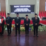 Pelantikan dan pengambilan sumpah 3 pimpinan DPRD Kota Batu