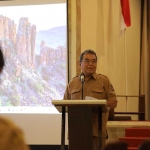 Sekretaris Daerah Kota Kediri, Bagus Alit, saat memberi sambutan. Foto: Ist.