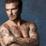 David Beckham,mengatrol tato menjadi gaya hidup. foto:repro mirror.co.uk