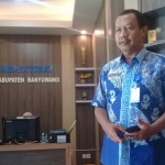 Inspektorat Kabupaten Banyuwangi Pudjo Hartanto saat ditemui di kantornya.