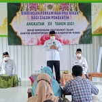 Suasana bimbingan perkawinan pra-nikah bagi calon pengantin di Tuban.