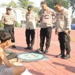 Komplotan gengster saat ditangkap Polres Gresik. Foto: Ist.