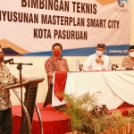 Dinas Komunikasi, Informatika, dan Statistik Pemerintah Kota (Pemkot) Pasuruan menggelar Bimbingan Teknis (Bimtek) Penyusunan Masterplan Smart City Tahap IV.