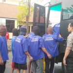 Para pelaku saat digelandang di Polres Bojonegoro.