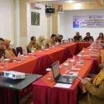 Rapat koordinasi validasi penerima Banmod atau bantuan modal usaha DBHCHT 2024 di Kota Kediri. Foto: Ist