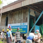 Pelaksanaan rehab Musala Darussalam di Kecamatan Bungah.