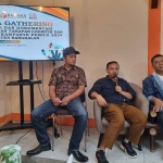 Bawaslu Bangkalan saat menggelar media gathering.