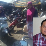 Akses jalan di Pasar Baru Pandaan. Inset, Ketua Komisi II DPRD Andri Wayhudi.