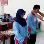 SIMBOLIS: Pembukaan orientasi relawan baru di aula PMI Tuban. foto: suwandi/ BANGSAONLINE