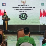 Dokumentasi pencanangan pilkades serentak tahun 2021.