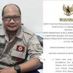 Agung Sedayu, Pelaksana Harian Gugas Percepatan Penanganan Covid-19 Kota Batu.