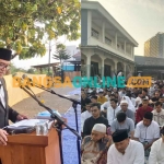 Warga LDII Gresik saat mengikuti Sholat Idul Adha 1444 H/2023. Foto: SYUHUD/BANGSAONLINE