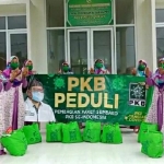 PKB Lamongan siap menyalurkan paket sembako.