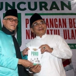 KH Miftahul Achyar dan Yahya Staquf dalam suatu acara. Foto: suara pembaruan