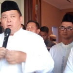 Kapolda Jatim Irjen Pol. Drs. Luki Hermawan M.Si memberikan keterangan usai menerima silaturrahim para ulama Sampang.