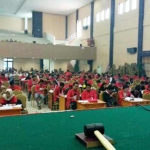 Suasana kongres di Minahasa.