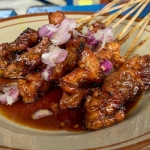 Resep Sate Kambing Sambal Kecap dan Acar. Foto: Ist