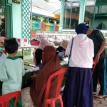 Suasana Vaksinasi Booster yang dilaksanakan Kemenag Kota Batu di Masjid Al-Asyari Junrejo.