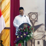 Wali Kota Pasuruan, Saifullah Yusuf, saat memberi sambutan.