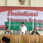 Wakil Ketua DPRD Jatim, Anwar Sadad, S.Ag., M.Ag. saat kegiatan wawasan kebangsaan bersama tokoh dan kader NU Kota Blitar. Foto: Ist.