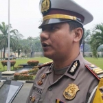 Kasatlantas Polres Blitar AKP Muhammad Amirul Hakim saat memberikan keterangan.