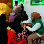 PC LKNU Sidoarjo saat menggelar baksos kesehatan. Foto: Ist