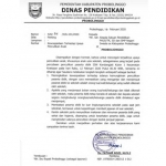 Surat Edaran (SE) Diknas Kabupaten Probolinggo yang ditujukan kepada setiap sekolah PAUD/TK, SD dan SMP agar lebih meningkatkan kewaspadaannya.