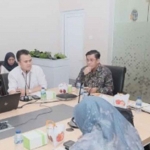 Rapat koordinasi pemutakhiran data website yang dilakukan Kementerian ATR/BPN.