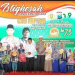 Selain istigasah dan pengajian umum juga ada santunan pada anak yatim piatu.