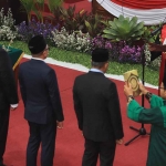 Pengambilan sumpah anggota pimpinan DPRD Kota Pasuruan periode 2024-2029.