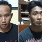 Tersangka Rizi dan Pujirianto.