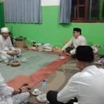 Ketua Umum DPP PKB, Muhaimin Iskandar didampingi Ketua DPC PKB Situbondo, Ali Yafie Mughni saat di Ponpes Wali Songo Situbondo, Jumat (14/1/2022). Foto: MURSIDI/ BANGSAONLINE