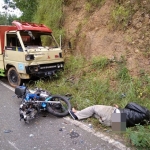 ?Kondisi korban saat masih di TKP. foto: ist