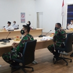 Rakor Pemerintah Kota Madiun bersama forkopimda di GCIO secara daring.