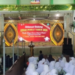 Kirab Pemilu 2024 saat menyambangi Pondok Pesantren Manbaul Hikam, Tanggulangin, Senin (21/8/2023).