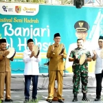 Suasana pembukaan Festival Seni Hadrah 2022.