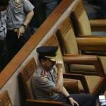 Komjen Budi Gunawan mengikuti sidang paripurna DPR RI, yang beragendakan laporan hasil Komisi III dan penetapan calon Kapolri, Komplek Parlemen Senayan, Jakarta, Kamis, 15 Januari 2015. (CNN Indonesia/Adhi Wicaksono)