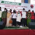 Saat deklarasi pasangan Kartika-Sa