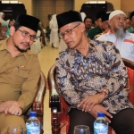 Plt. Wali Kota Pasuruan saat menghadiri resepsi Milad PD Muhammadiyah ke-107.