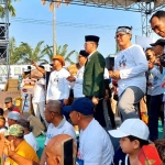 Masyarakat saat mengikuti kegiatan yang digelar DPC PKB Pamekasan.