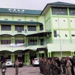 Kantor PCNU Gresik, di Jalan Raya Bunder Gresik Jawa Timur. foto: syuhud/ bangsaonline.com.