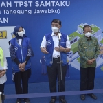 Peresmian Tempat Pengolahan Sampah Terpadu (TPST) Sampahku Tanggung Jawabku (Samtaku) yang berlokasi di Jimbaran.