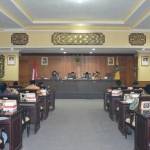 Suasana rapat paripurna penyampaian laporan reses II DPRD Sumenep. foto: Humas DPRD Sumenep