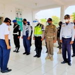 Apel persiapan operasi parkir gabungan.