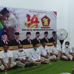 Suasana ketika peringatan HUT Gerindra ke-14 di DPC Kabupaten Pasuruan.