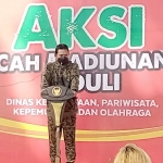 Wali Kota Madiun H. Maidi saat memberikan sabutan.